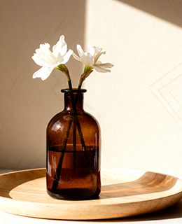 Titanium chromium brown glass